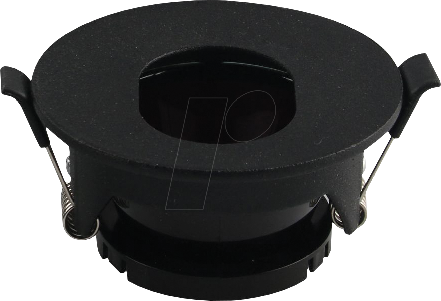 OPT 2038 - Deckeneinbauring, GU10, rund, schwenkbar, schwarz