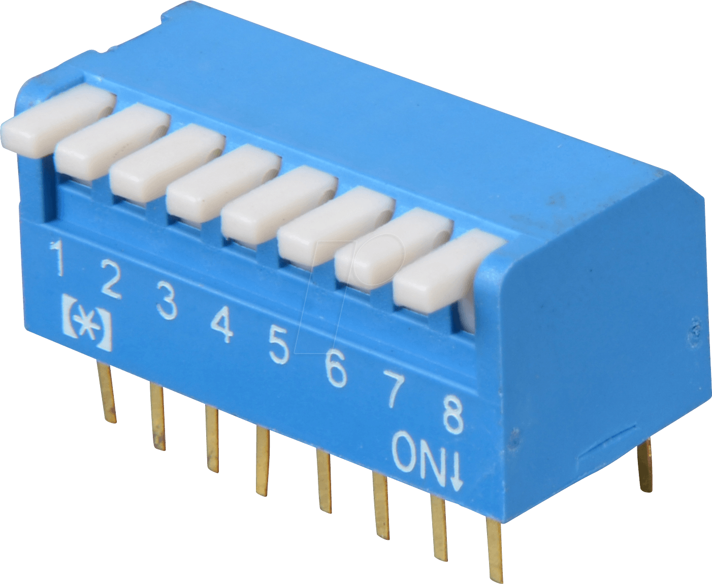 DP 08 - Piano-Dip-Schalter, 8-polig