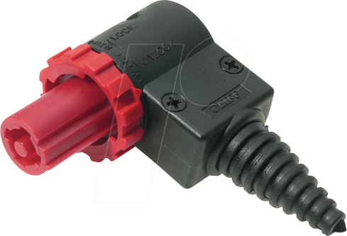 CLIFF FCR20673 - Cliffcon® Kabelstecker, 4 pol, rot