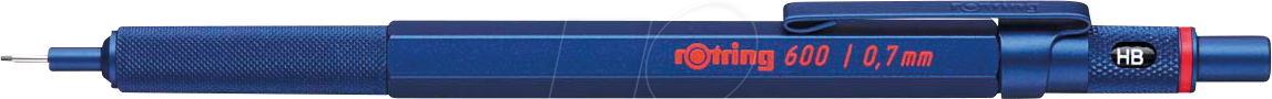 ROTRING 2114267 - rOtring 600 Druckbleistift, 0,7mm, blau