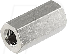 ECON D3X10I5MH - Abstandsbolzen Messing M3 10 mm Innen/Innen 100St.