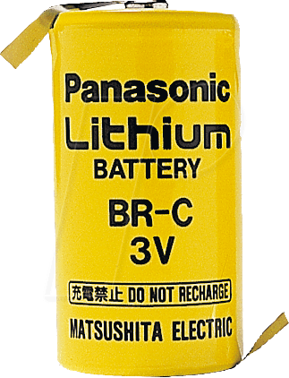 BR C-Z - Lithium Batterie, C (Baby), 5000 mAh, Z-Fahne, 1er-Pack