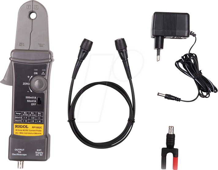 Thumbnail - RIGOL RP1002C - Zangenadapter für RIGOL-Oszilloskope, bis 300 A, 10 MHz