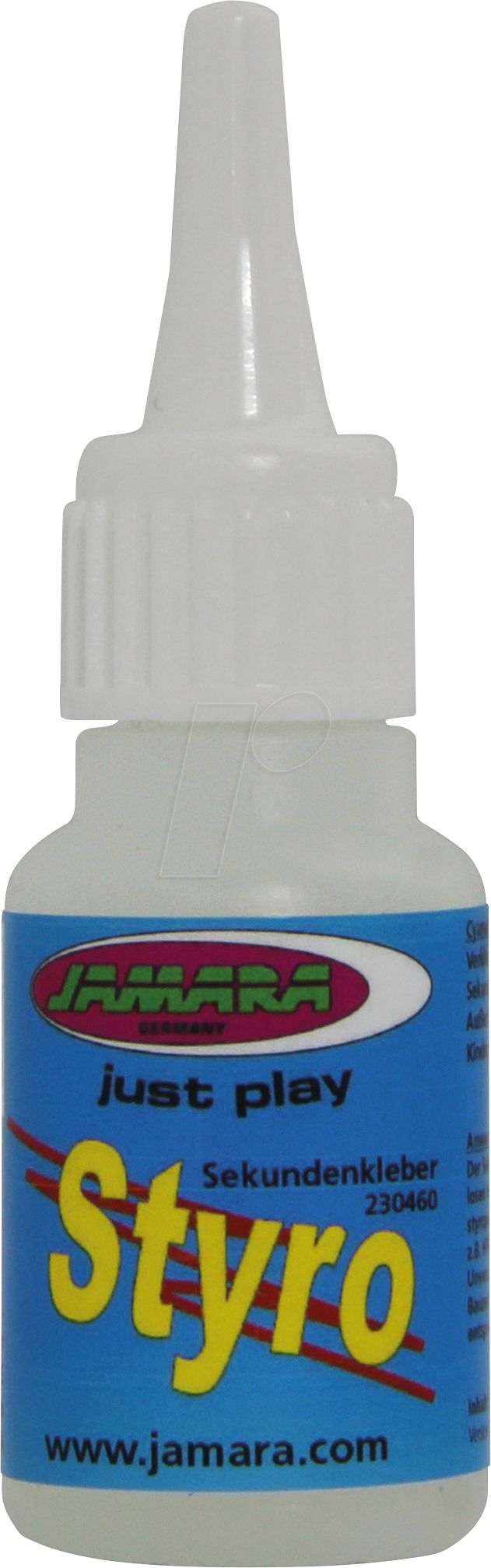 JAMARA 230460 - Sekundenkleber Styro 20g geruchsneutral