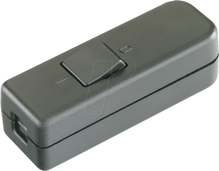 SZS-6 SS - Schnur-Zwischenschalter mit Wippe, 1x Aus