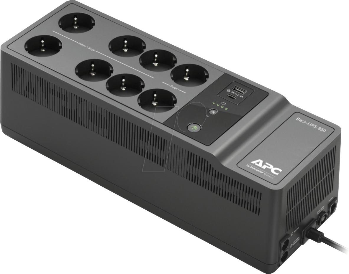 Thumbnail - APC BE850G2-GR - Back UPS, 850VA, 230V, USB