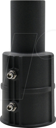 ELED 900303 - Straßenleuchten Adapter, 80 zu 60 mm, in schwarz, fix