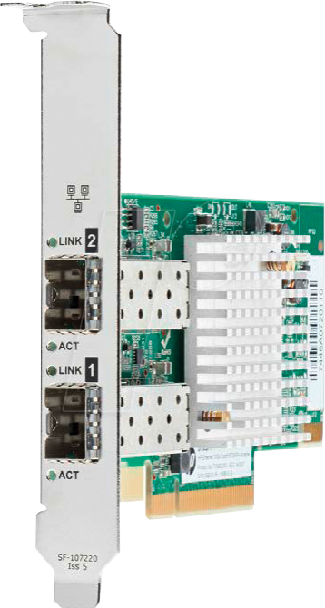 HP 562SFP+ - Netzwerkkarte, PCIe, Gigabit Ethernet, 2x SFP+