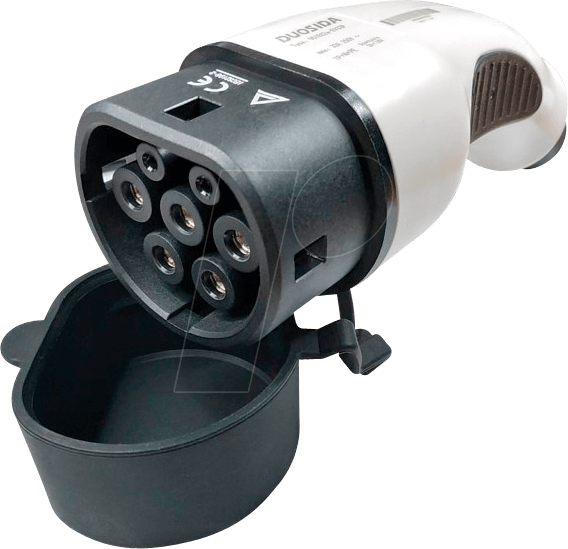 DUO T2 32W 1P - DUOSIDA-Ladestecker, Typ 2, 32A, 1P, weiblich