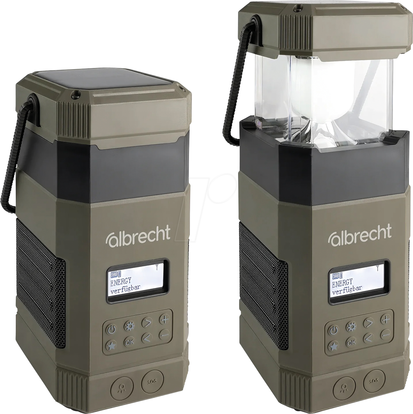 ALBRECHT DR114 - Outdoor-Radio, Camping-Lampe, DR 114 DAB+