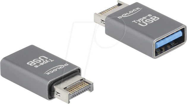 DELOCK 67230 - Adapter USB 10 Gb/s Typ-E Key A Stecker > A Buchse