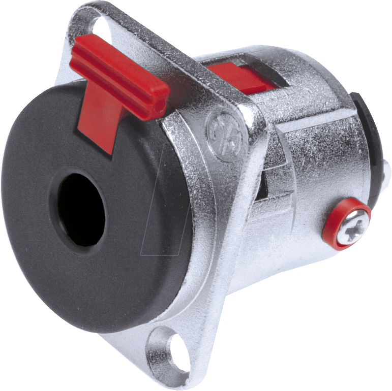 NEUTRIK NJ-3FP - Klinkeneinbaubuchse, 6,35 mm, Mono / Stereo, 3-pol