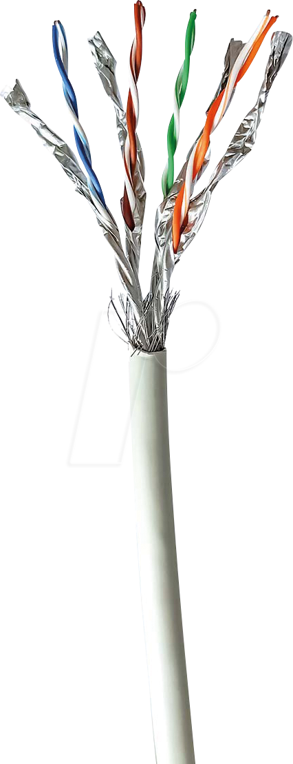 N CCBG8548GY100S - Cat.7 Netzwerkkabel, S/FTP, grau, 100 m