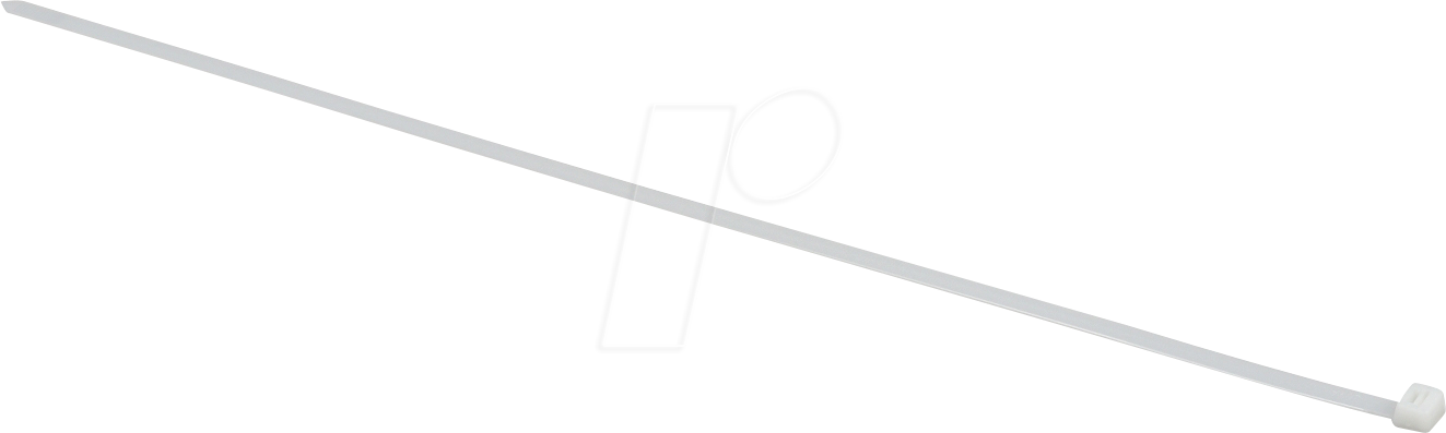 IMT46424 - Kabelbinder 380 x 7,6 mm, klar, im Beutel à 100 Stück