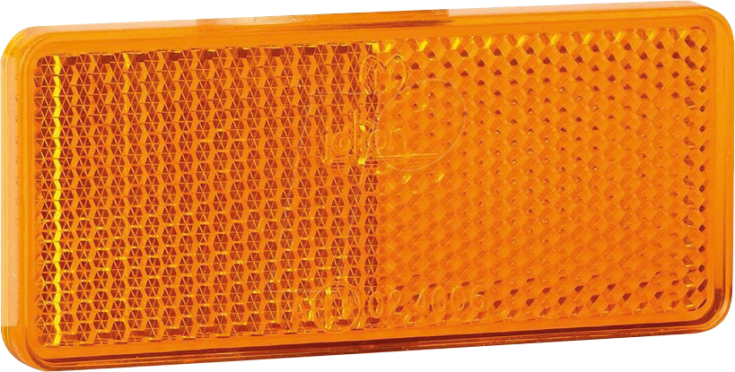 ANHGR 920995 - Anhänger - Reflektor, eckig, orange, 2er-Set