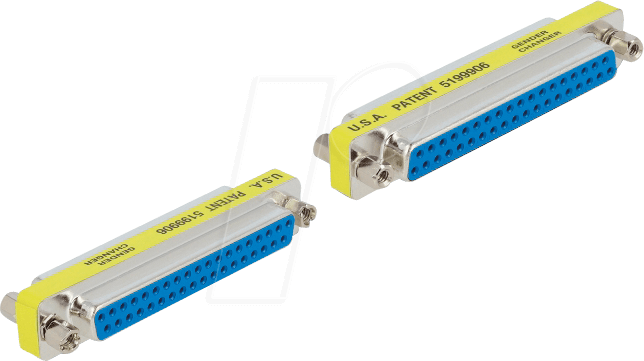 DELOCK 65104 - Adapter Sub-D 37Pin Buchse / Buchse