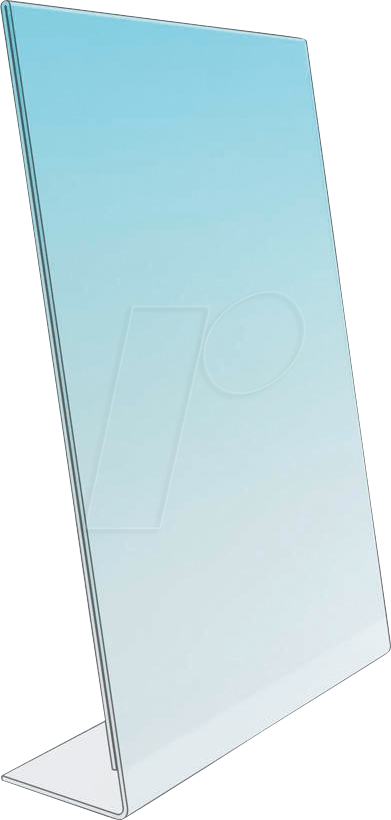 AUFSTELLER A6Q - Tischaufsteller, DIN A6, Acryl