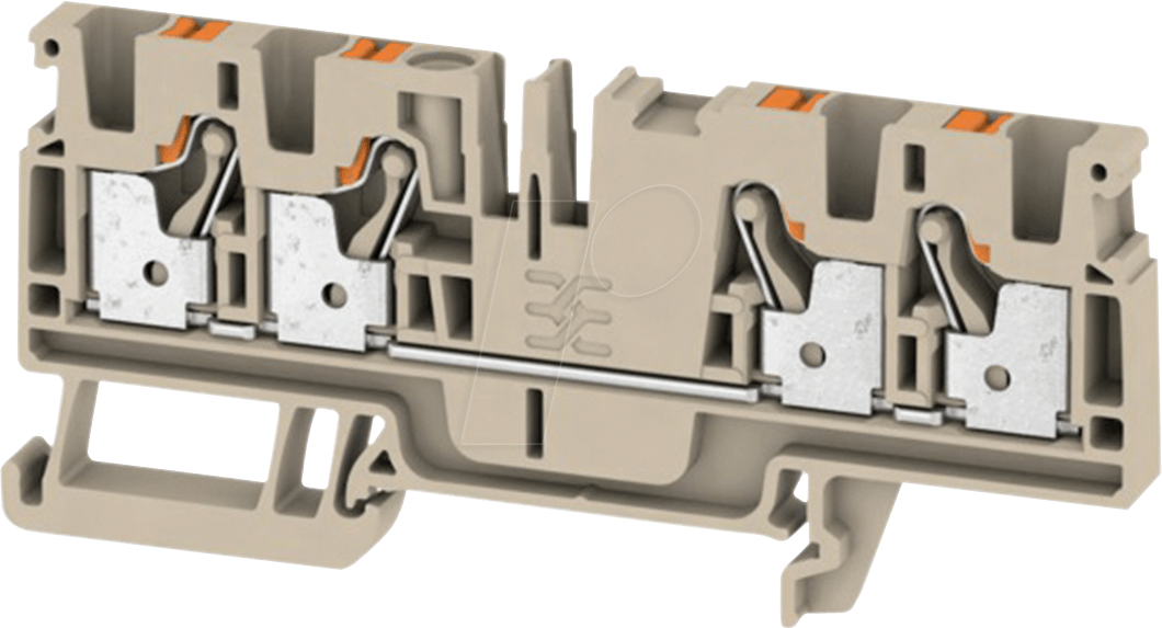 A4C 4 - Durchgangsklemme Klippon® Connect, A-Serie beige