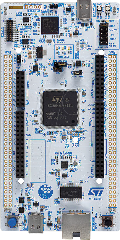 NUCLEO F767ZI - Nucleo-144, ARM Cortex M4F, STM32 F7-Serie