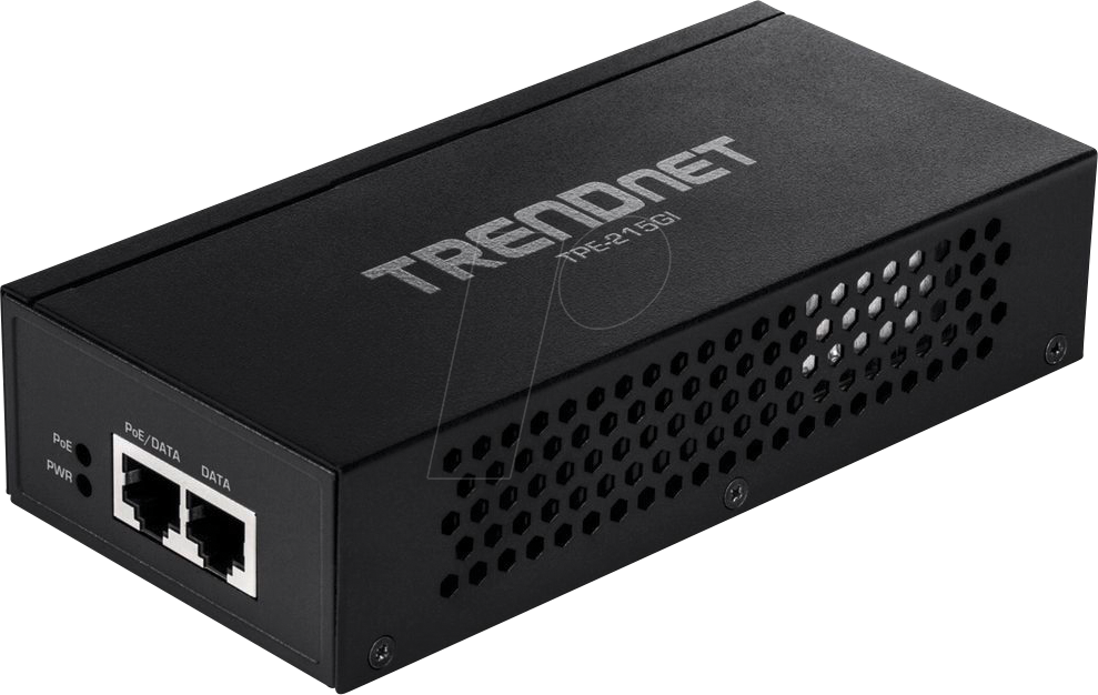 Thumbnail - TRN TPE-215GI - Power over Ethernet (PoE+) 2,5Gigabit Injektor