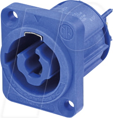 NEUT NAC3MPXXA - Einbaustecker powerCON, blau, Power-IN