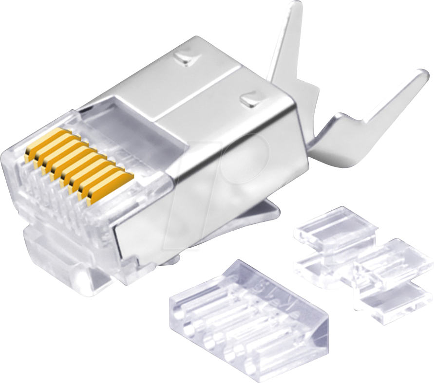 Thumbnail - ROLINE 21173095 - Modular Stecker, Cat.6, geschirmt, Kurzbauform, 10 Stück