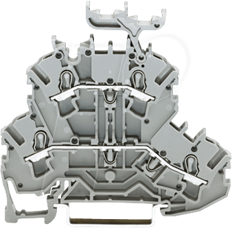 WAGO 2002-2231 - Doppelstock-Durchgangsklemme, Ø 0,25 - 2,5 mm