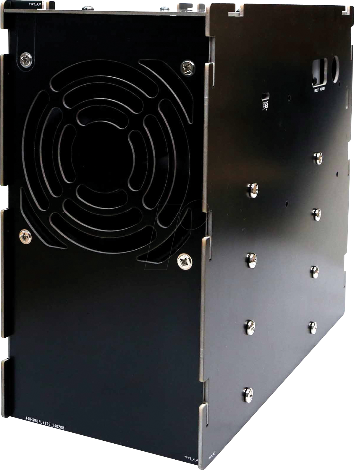 ODROID H4 CASE4 - ODROID H4 Gehäuse 4, für 4x 3,5 SATA + Netzwerkkarte