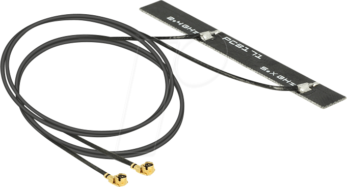 DELOCK 89457 - WLAN Antenne, MHF/U.FL-LP-068
