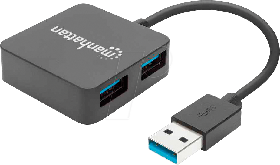 MANHATTAN 162296 - USB 3.0 Hub, 4 Port