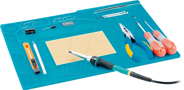 SIN 207704 - Silikon-Lötmatte, Silikonmatte, 39 x 27 cm