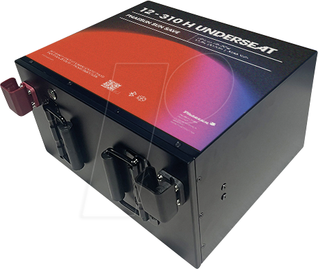 PHAE 12-310 H - Lithium-Akku, LiFePO4, 12,8 V, 310 Ah, 3968 Wh, BMS, BT, IP62