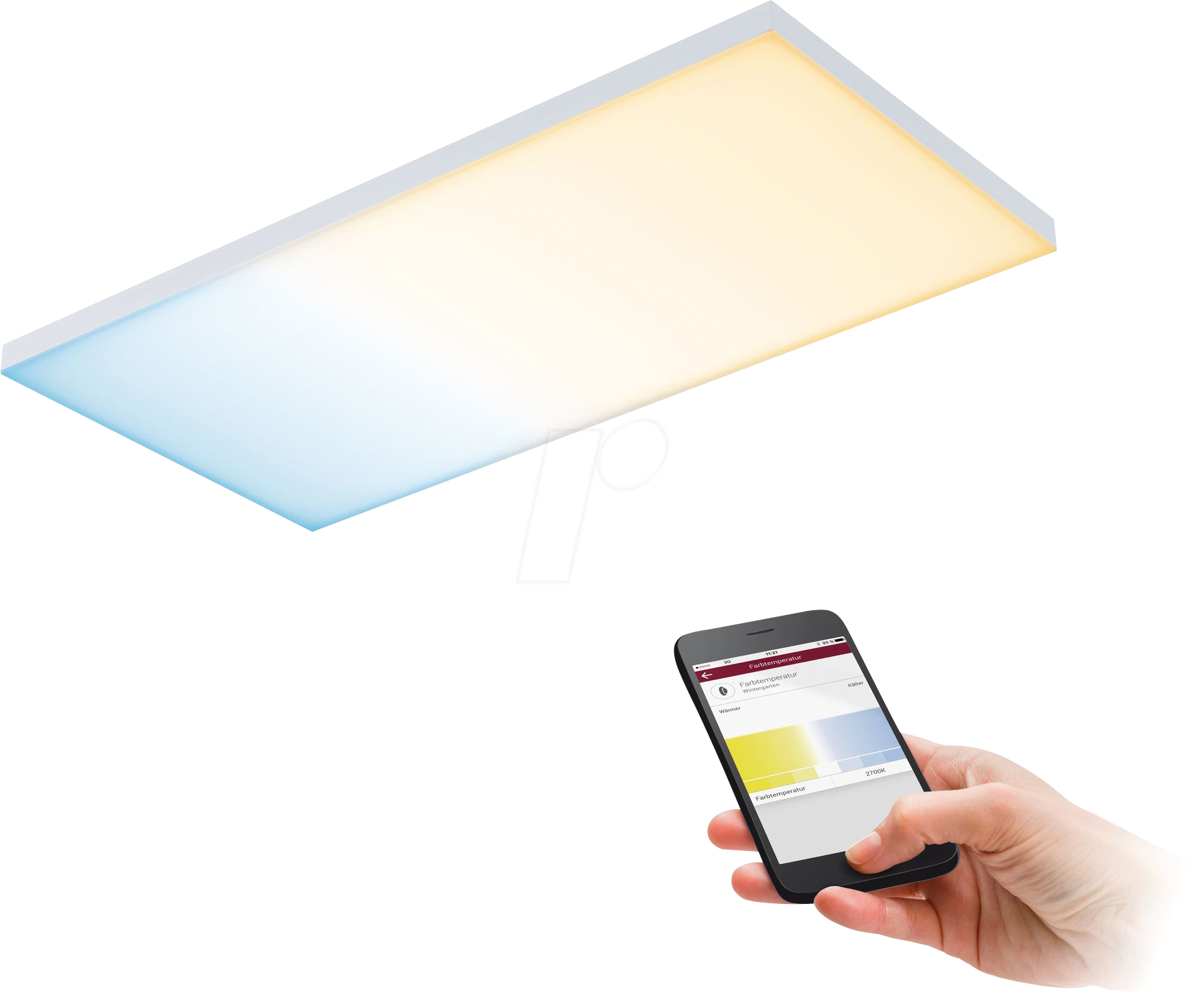 PLM 79827 - Smart Light, ZigBEE, LED-Panel Velora , 15,5 W, 60 x 30 cm