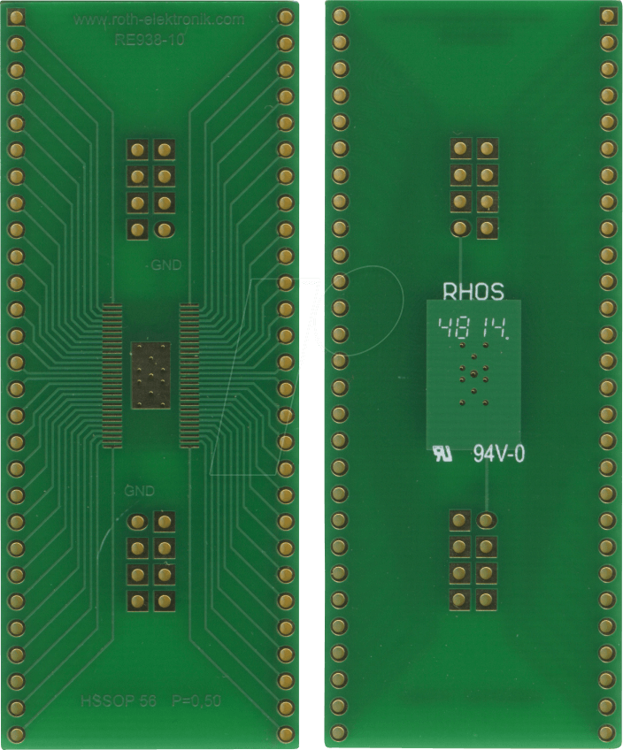 RE 938-10 - Adapter HSSOP56 P=0,50 mm RM 2,54 mm