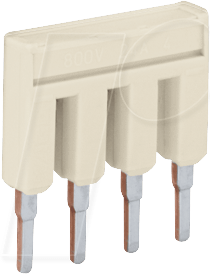 WAGO 2000-404 - Kammbrücker, 4-fach, für WAGO 2000