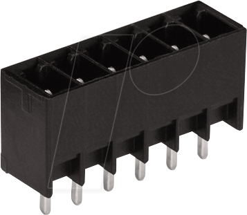 WAGO 714-136 - Stiftleiste, RM 3,5 mm, 6-pol, gerade