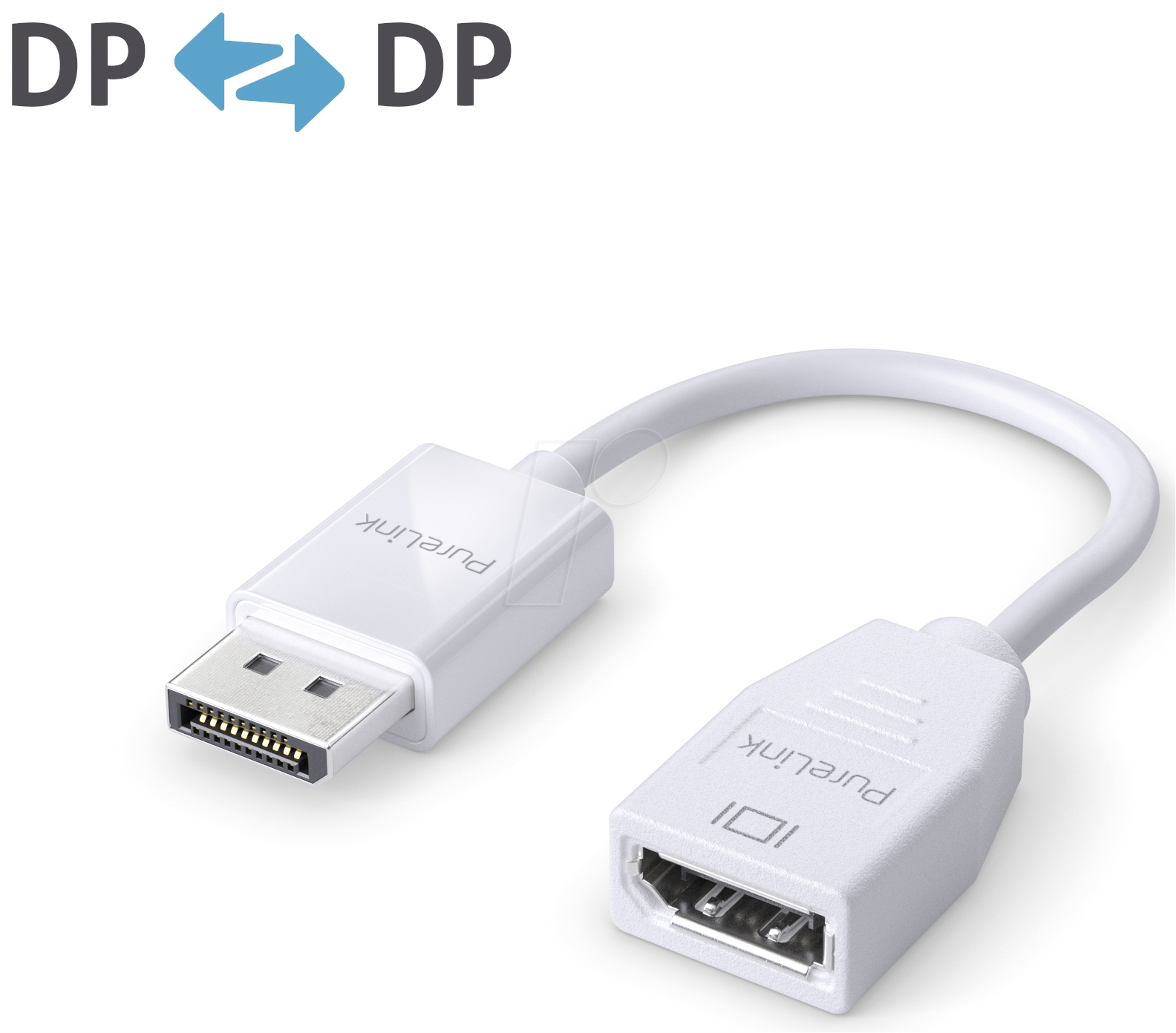 PURE IS120 - DisplayPort Adapter, DP Stecker auf DP Buchse