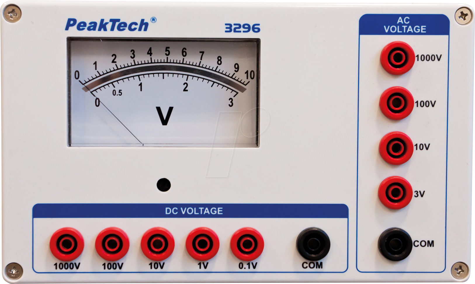 PEAKTECH 3296 - Voltmeter, analog, 1000 V