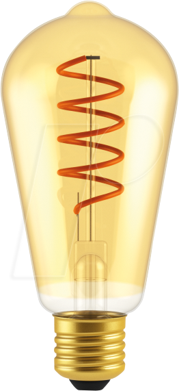 BLULAXA 48942 - LED-Lampe E27, 5 W, 250 lm, 1800 K, Filament