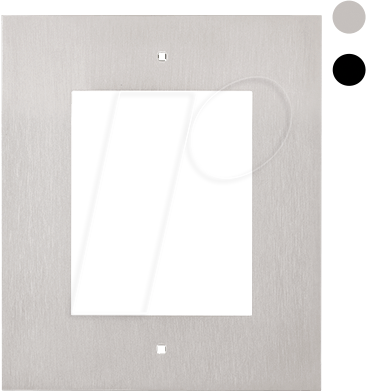 2N 9155011 - Frontblende für 2N Unterputzrahmen, nickel, 1-fach