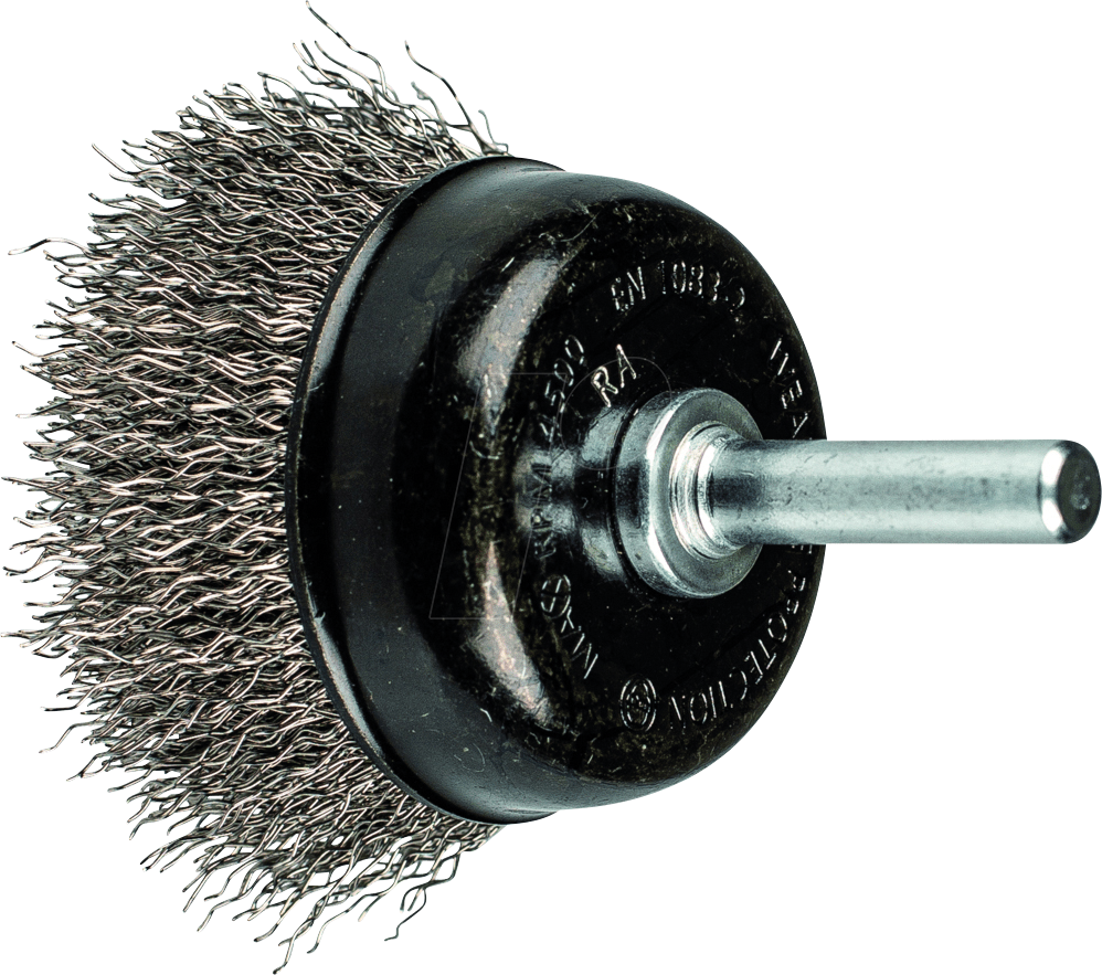 Thumbnail - PFERD 43740163 - Topfbürste ungezopft TBU Ø50mm Schaft-Ø 6 mm Edelstahl-Draht-Ø 0