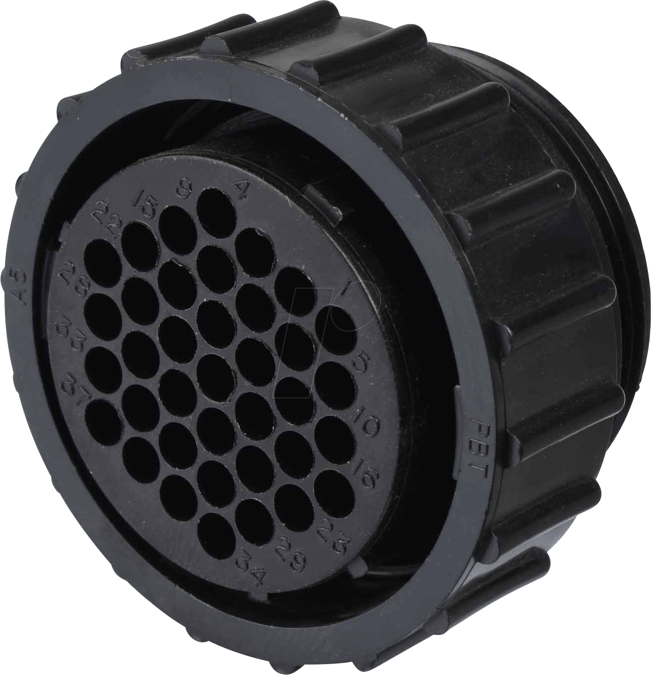 CPC SG 37B - 37-pol. Stecker-Leergehäuse f. Buchsenkontakte