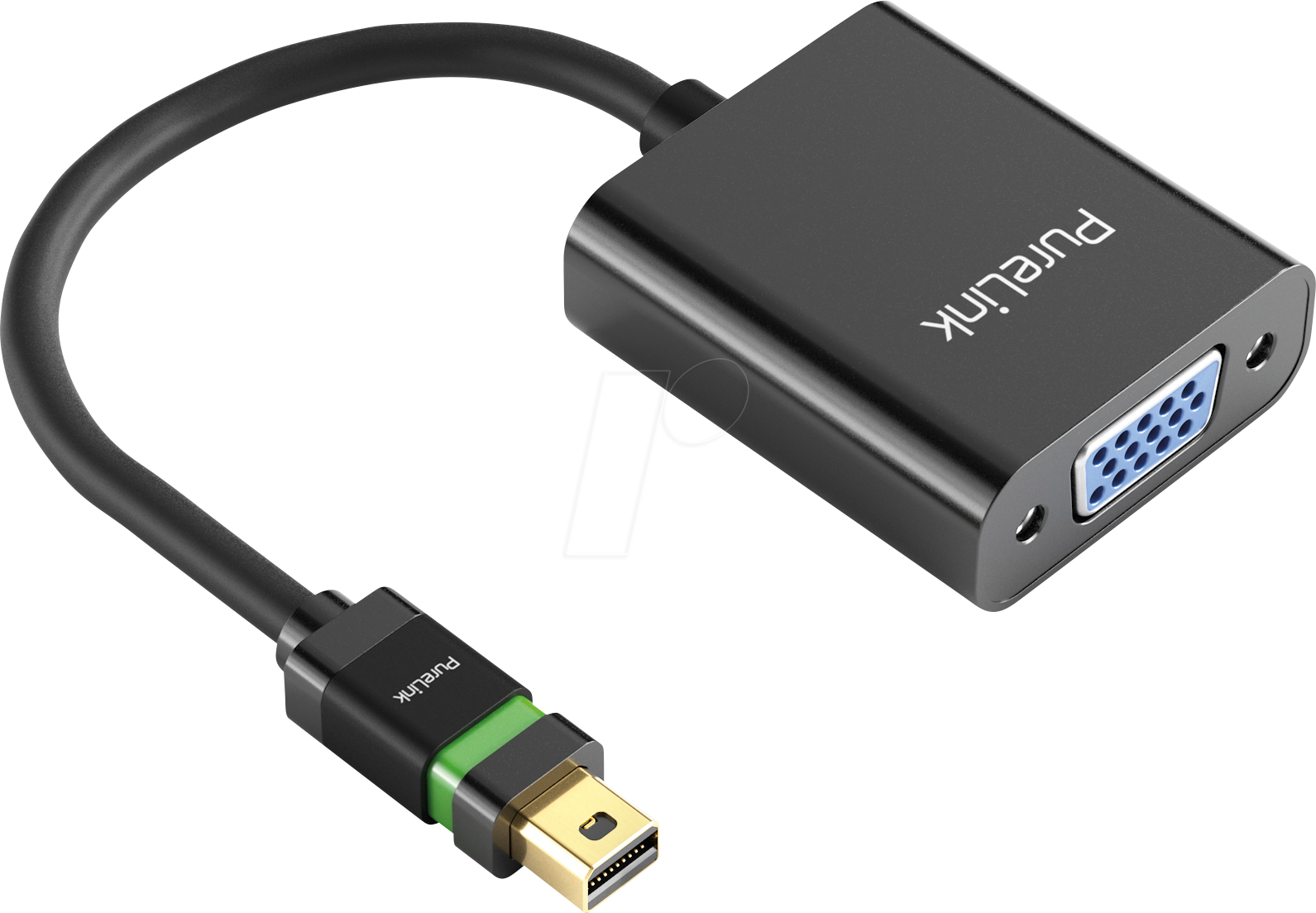 PURE ULS250 - DisplayPort Adapter, Mini DP Stecker auf VGA Buchse