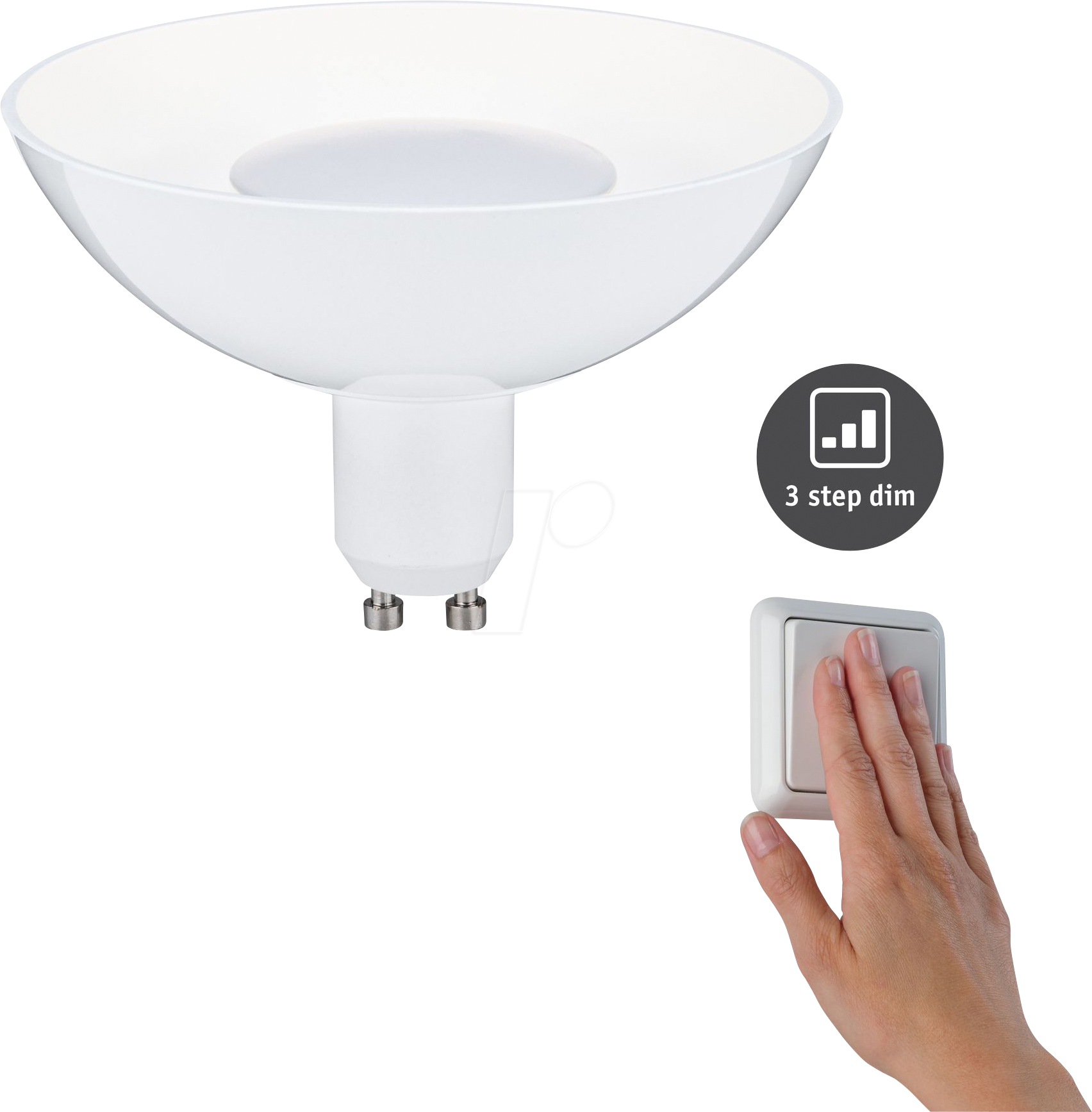 PLM 28793 - LED-Strahler GU10, 4,9 W, 360 lm, 3000 K, dimmbar