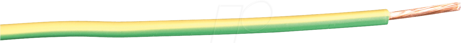 H05VK 0,75-10GG - Schaltlitze H05V-K, 0,75 mm², 10 m, grün / gelb