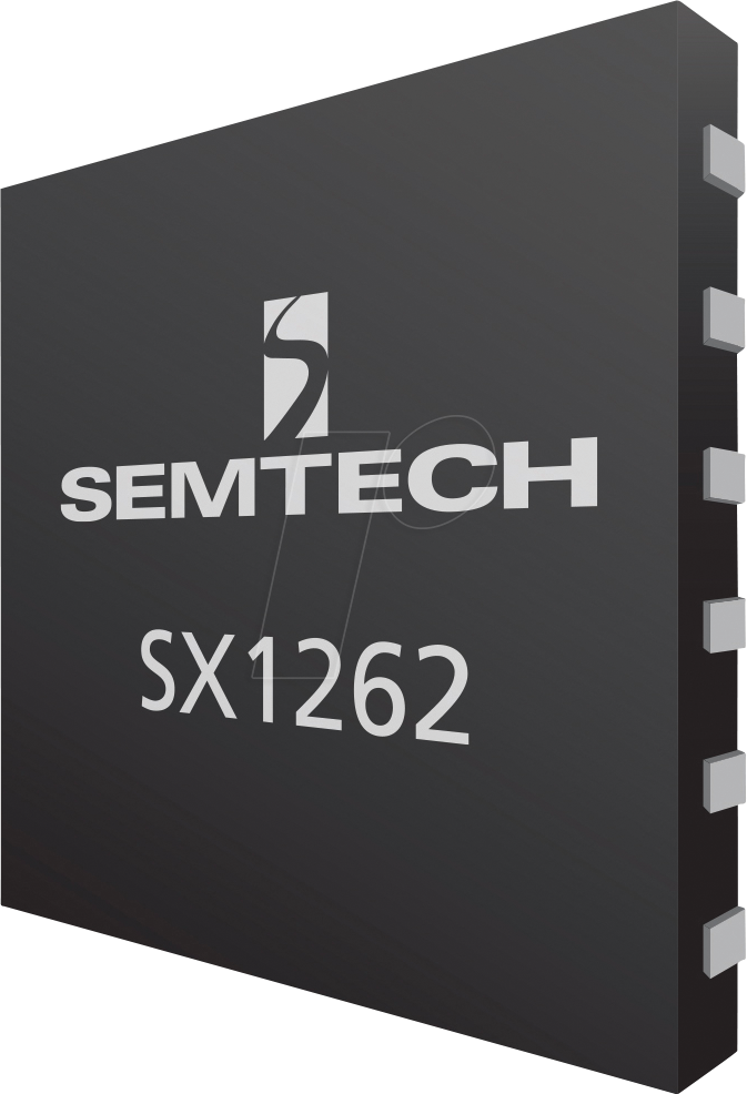 SX1262IMLTRT - LoRa® Transceiver, SX1262, +22 dBm, 150-960 MHz, QFN-24