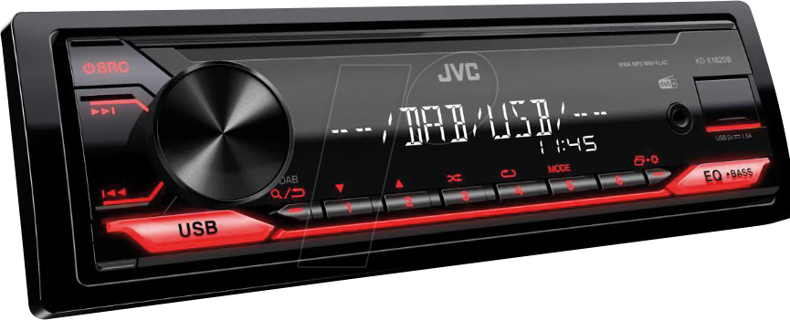 JVC KD-X182DB - DMR mit DAB+ Autoradio und USB + Soundprozessor