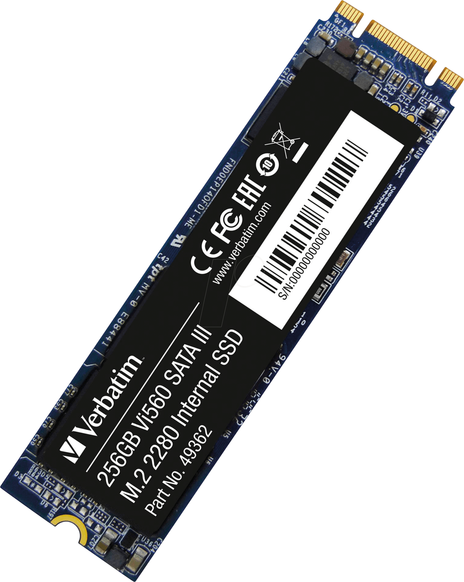 VERBATIM 49362 - Verbatim Vi560 S3 SSD M.2 256GB SATA