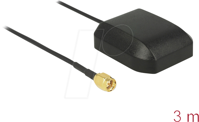 NAVILOCK 60555 - GNSS Antenne, SMA Stecker, 3 m, outdoor