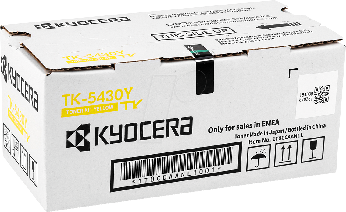 TONER TK 5430Y - Toner, Kyocera, gelb, TK-5430M, original